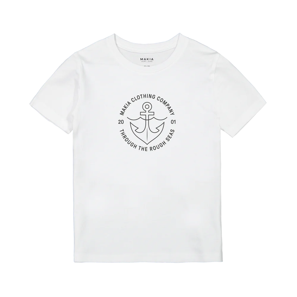 Makia Hook T-Shirt - Valkoinen
