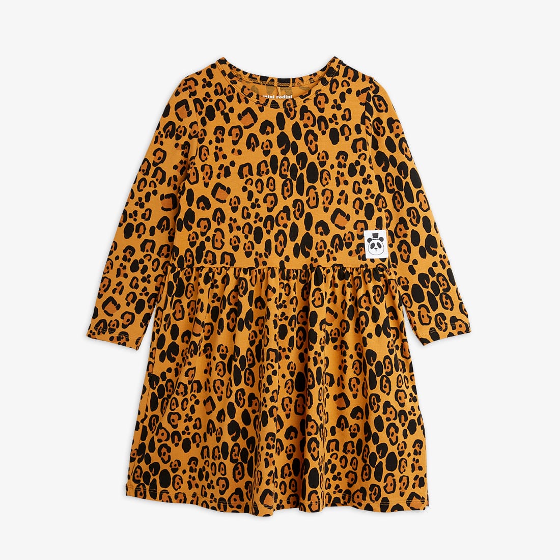 Mini Rodini Basic leopard ls dress TENCEL™