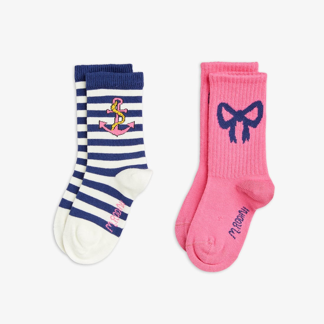 Mini Rodini Bow 2-pack socks