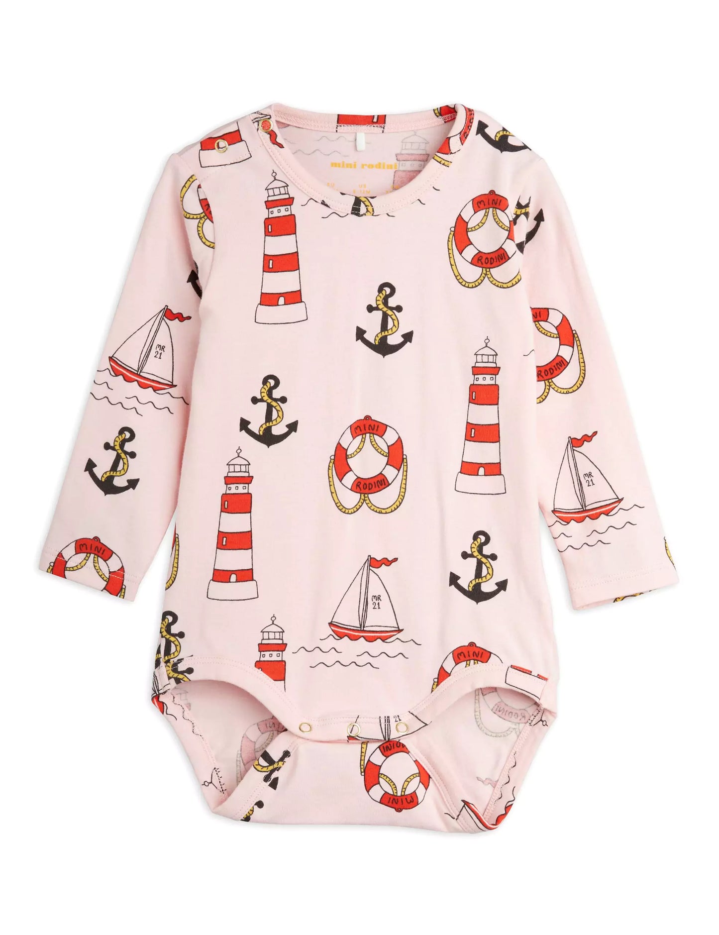 Mini Rodini Lighthouse Body - Pinkki