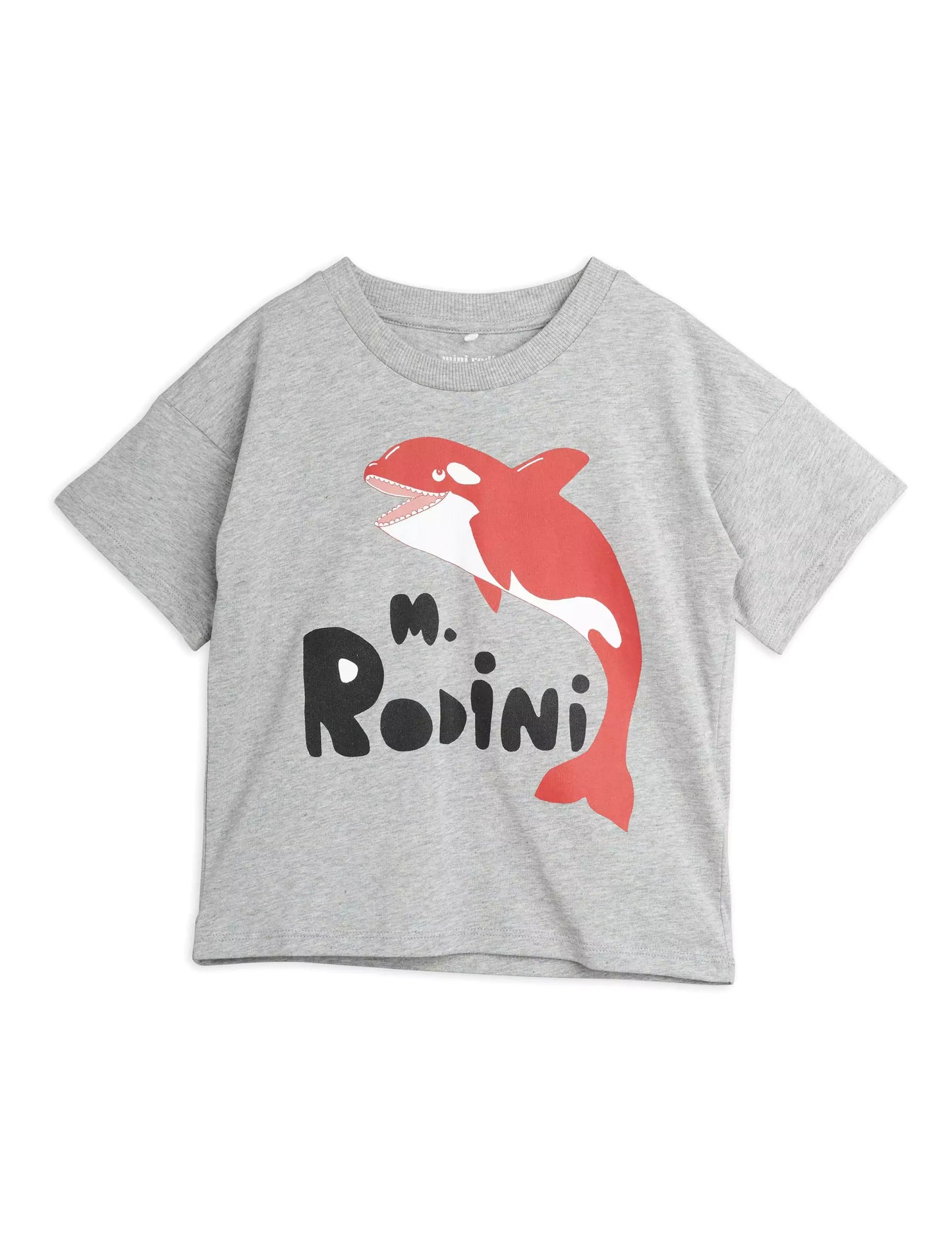 Mini Rodini Orca T-paita - Harmaa