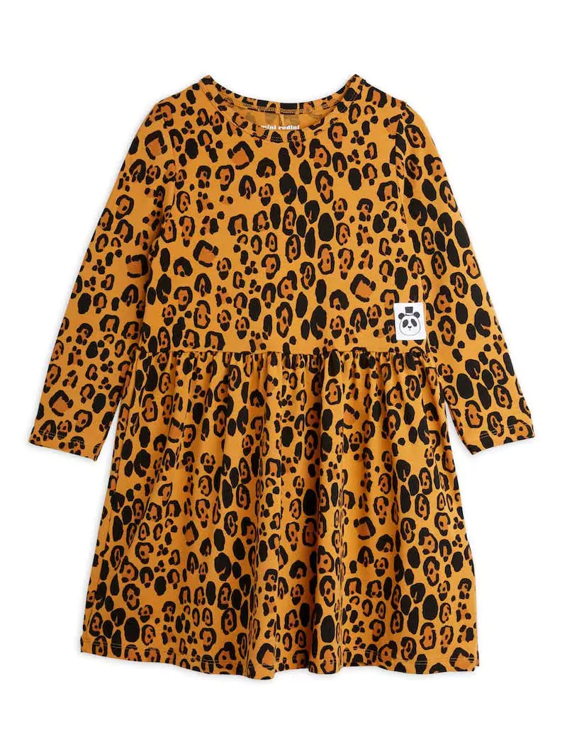 Mini Rodini Pitkähihainen Mekko - Leopardi