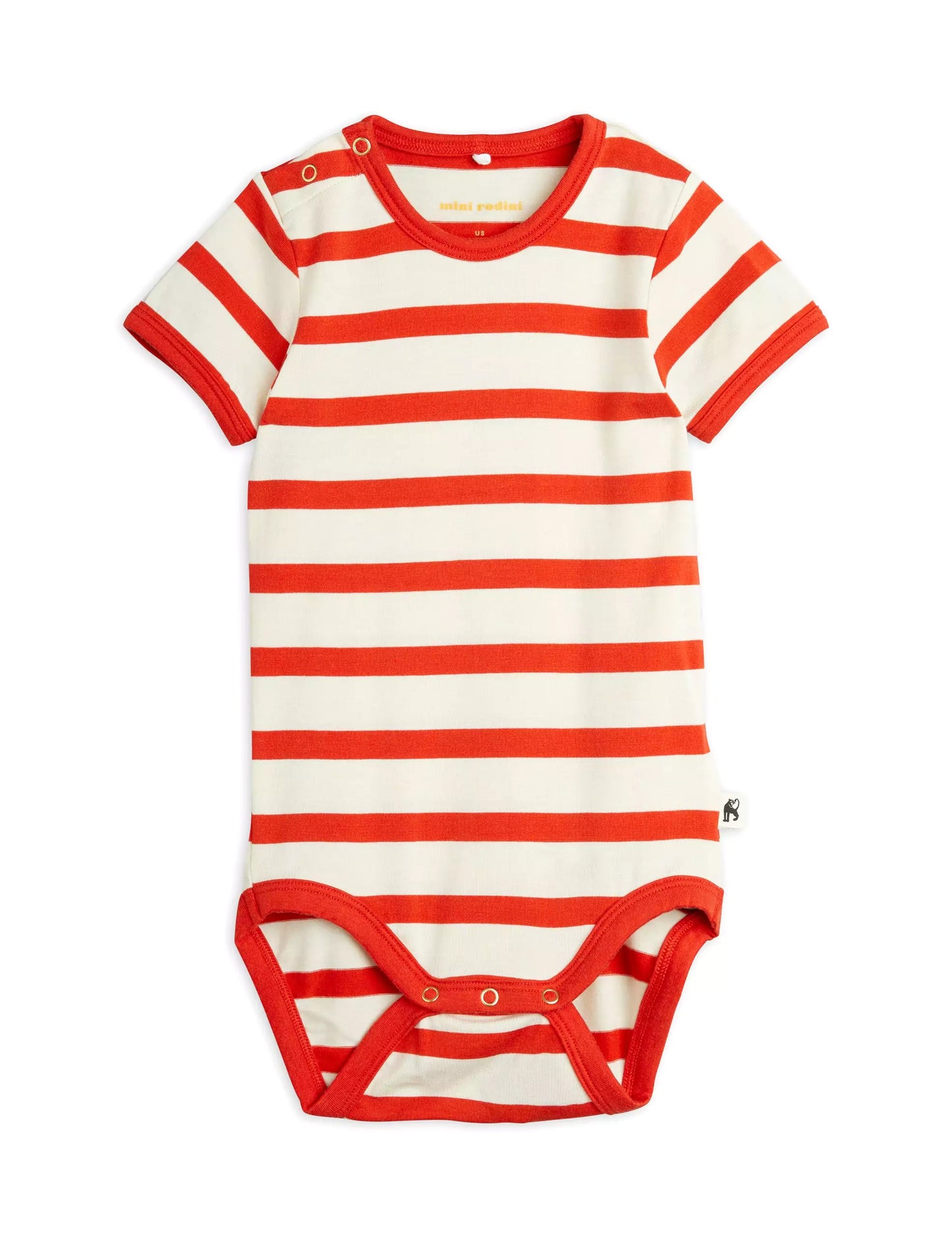 Mini Rodini Stripe Body - Punainen