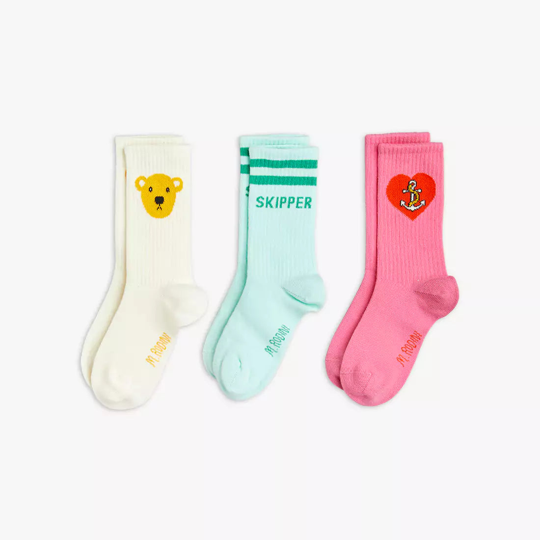Mini Rodini Sukkapaketti Bon Voyage 3-pack
