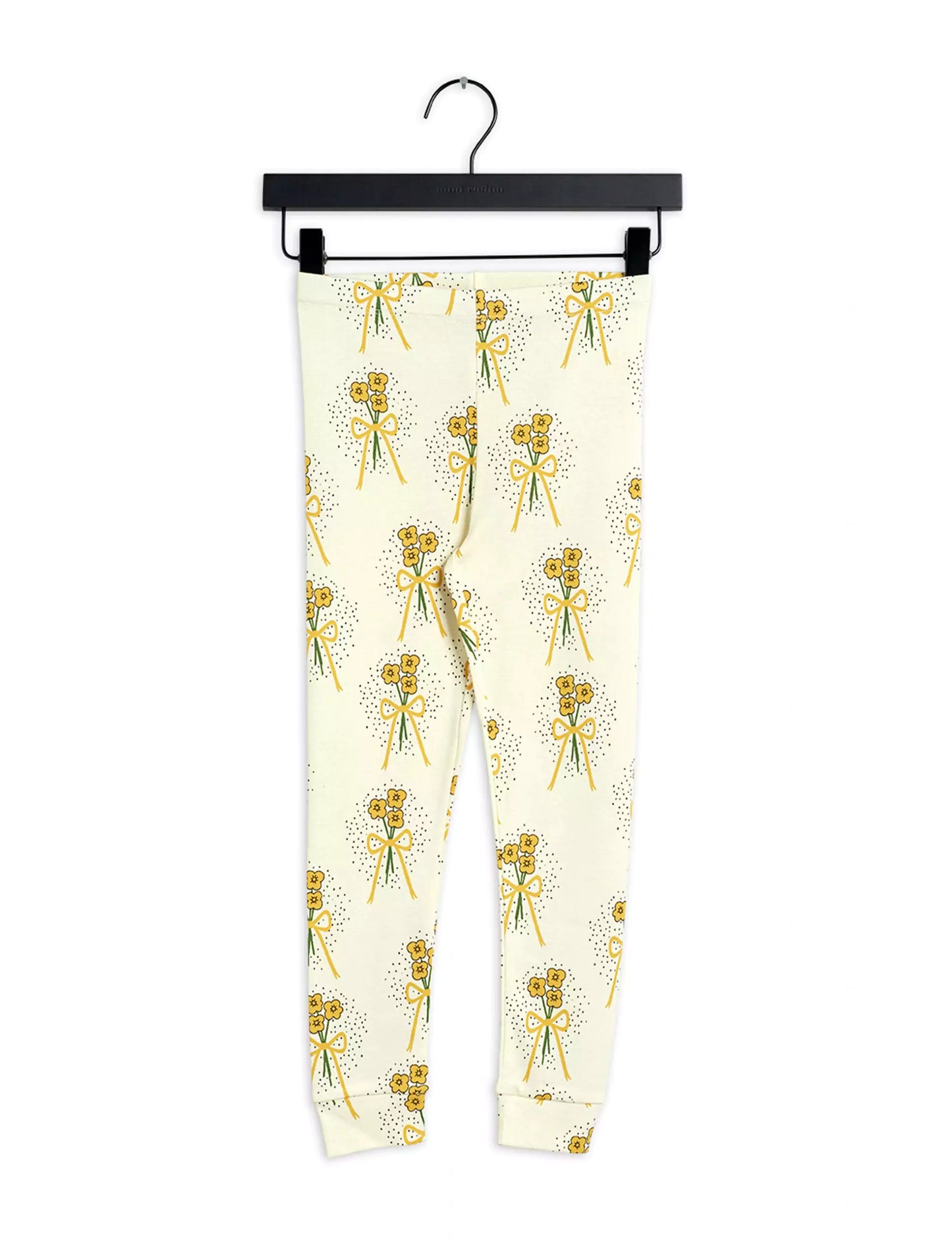Mini Rodini Winterflowers Leggingssit - Keltainen