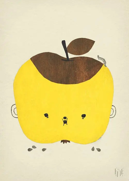 Fine Little Day Posteri Apple Papple