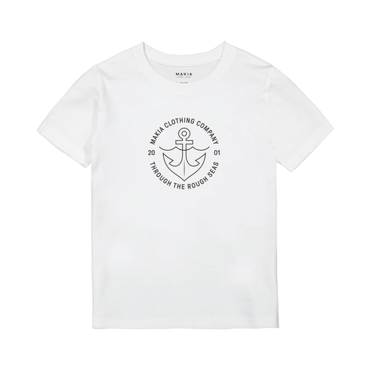 Makia Hook T-Shirt - Valkoinen