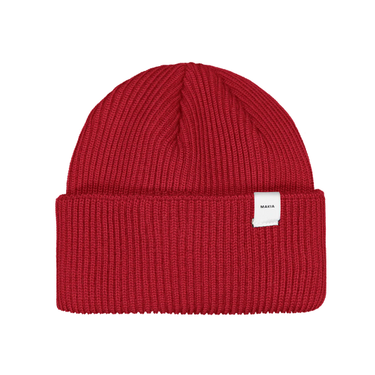 Makia Merino Cap - Punainen