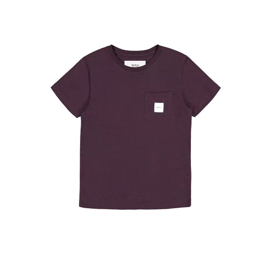 Makia Square Pocket T-paita - Viininpunainen