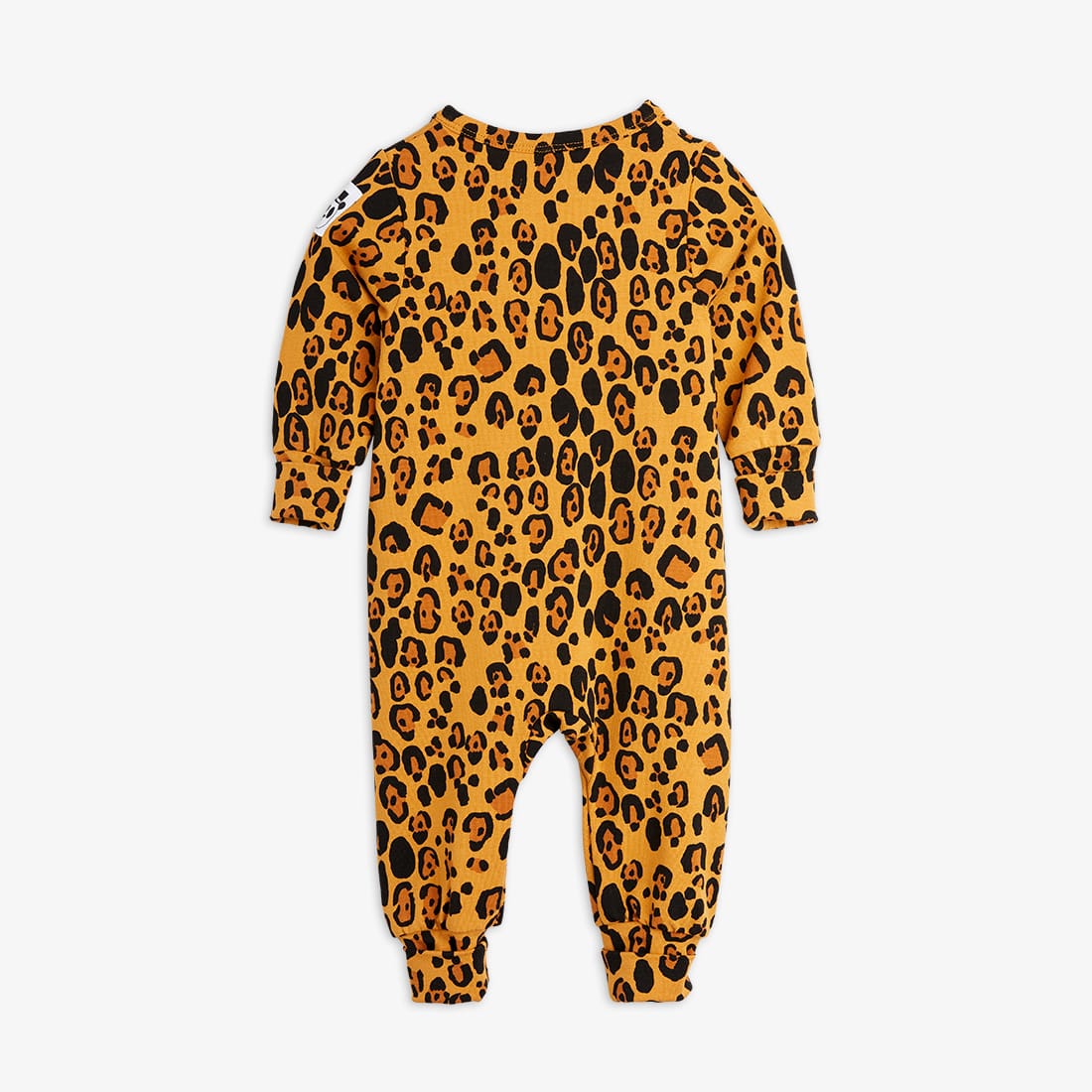 Mini Rodini Basic leopard button jumpsuit TENCEL™, 80/86