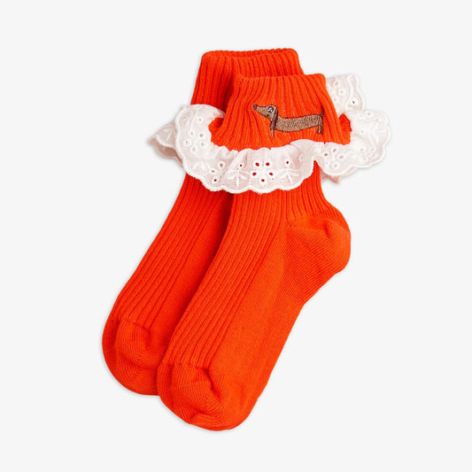 Mini Rodini Dog lace socks