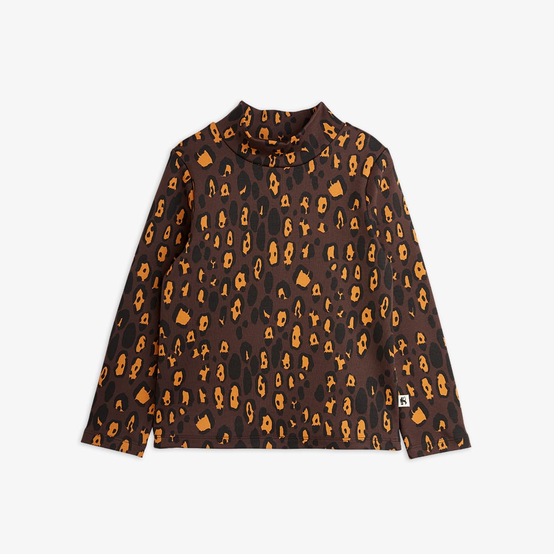 Mini Rodini Leopard aop brushed ls tee