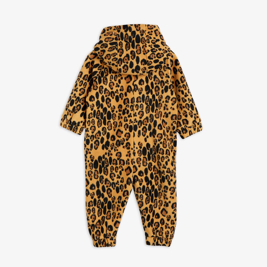 Mini Rodini Leopard fleece onesie
