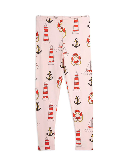 Mini Rodini Lighthouse Leggingssit - Pinkki