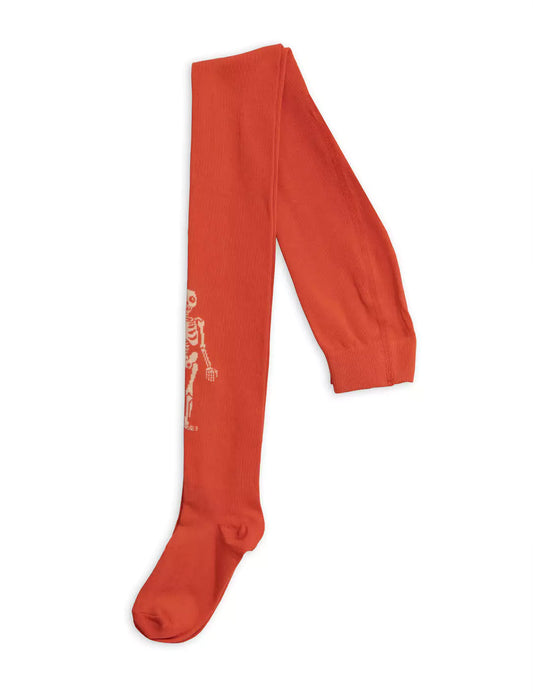 Mini Rodini Luuranko Sukkahousut - Punainen