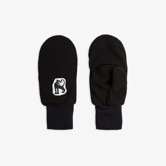 Mini Rodini MICROFLEECE OVERLAPPING MITTENS
