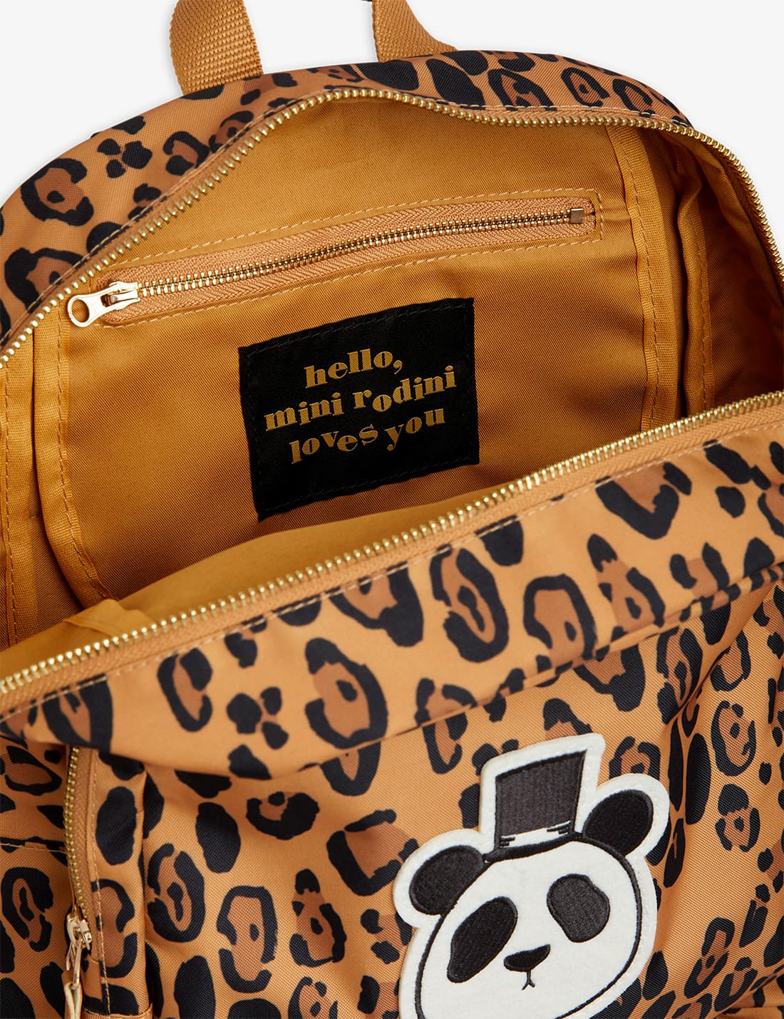 Mini Rodini Panda Backpack Leopard