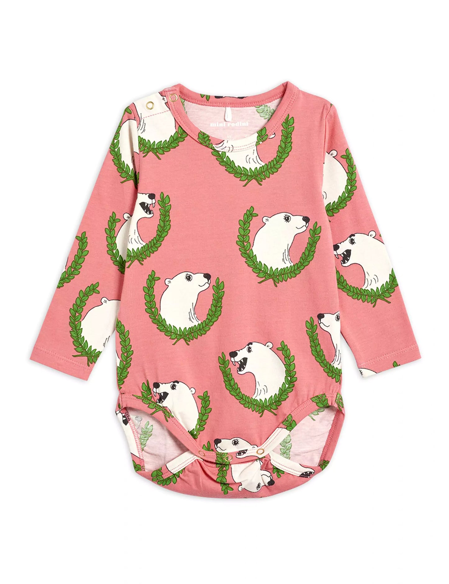 Mini Rodini Polar Bear Body - Pinkki