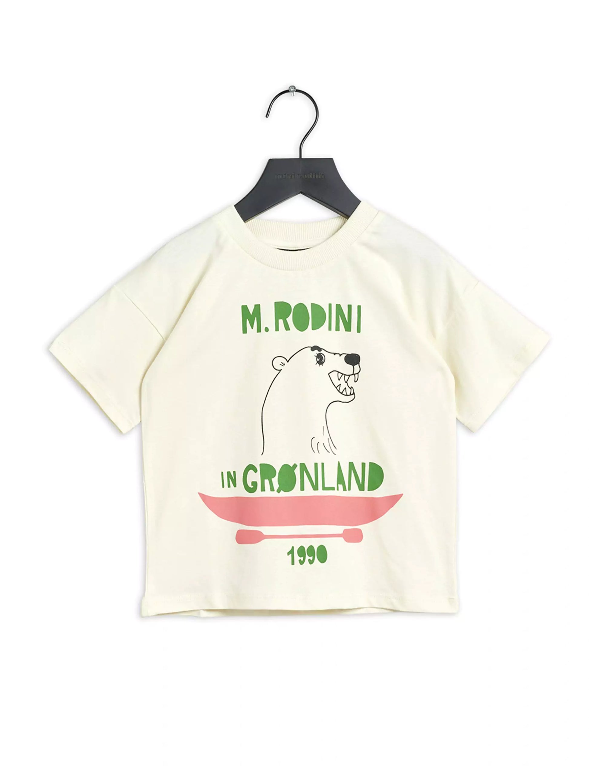 Mini Rodini Polar Bear T-paita - Luonnonvalkoinen