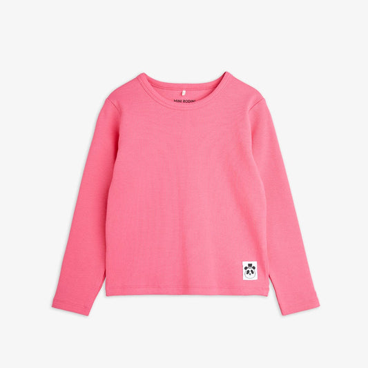 Mini Rodini Solid rib ls tee