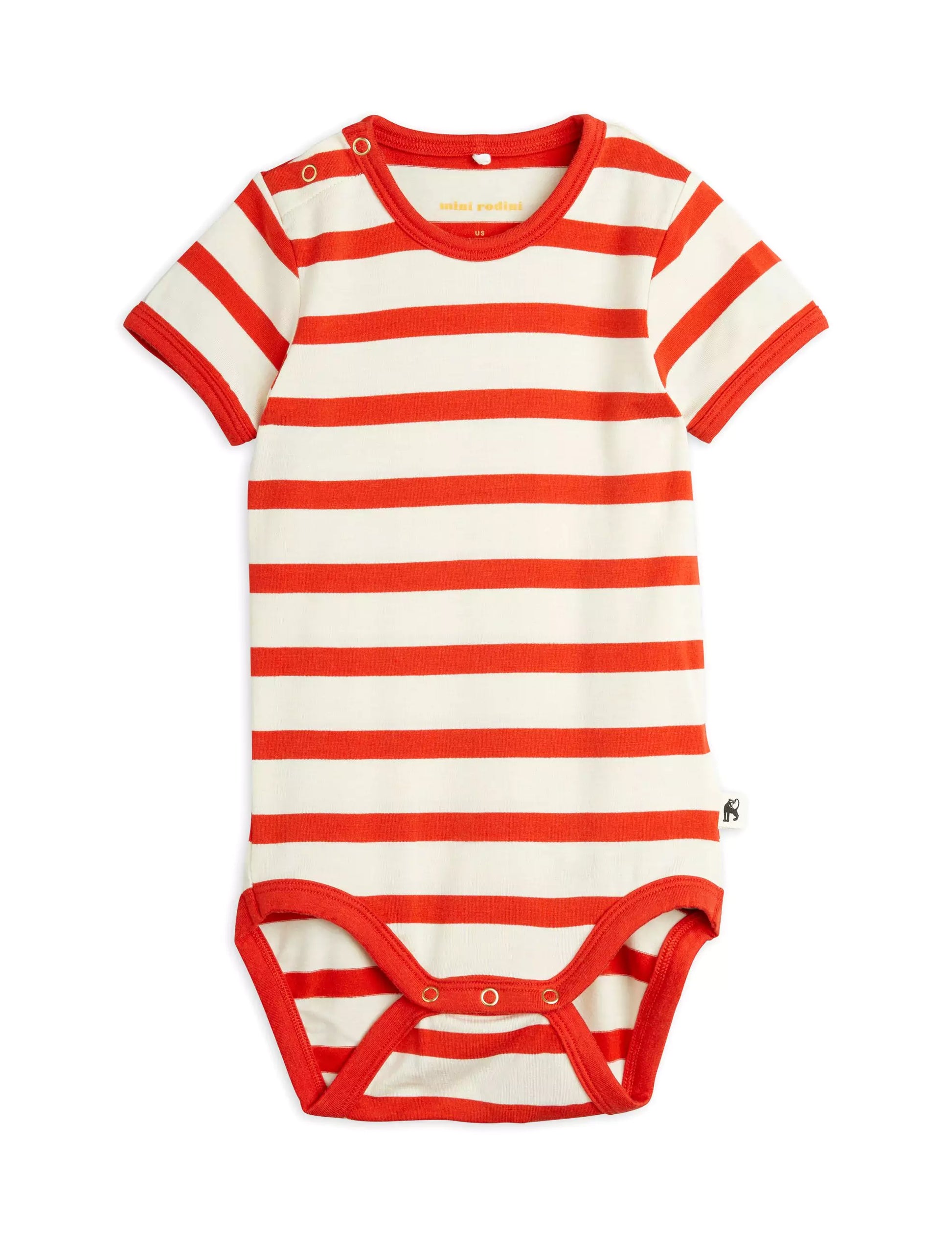 Mini Rodini Stripe Body - Punainen