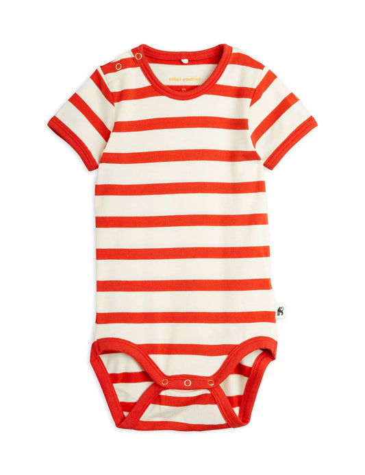 Mini Rodini Stripe Body - Punainen