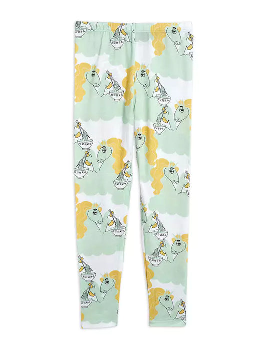 Mini Rodini Unicorn Noodles Leggingssit - Vihreä