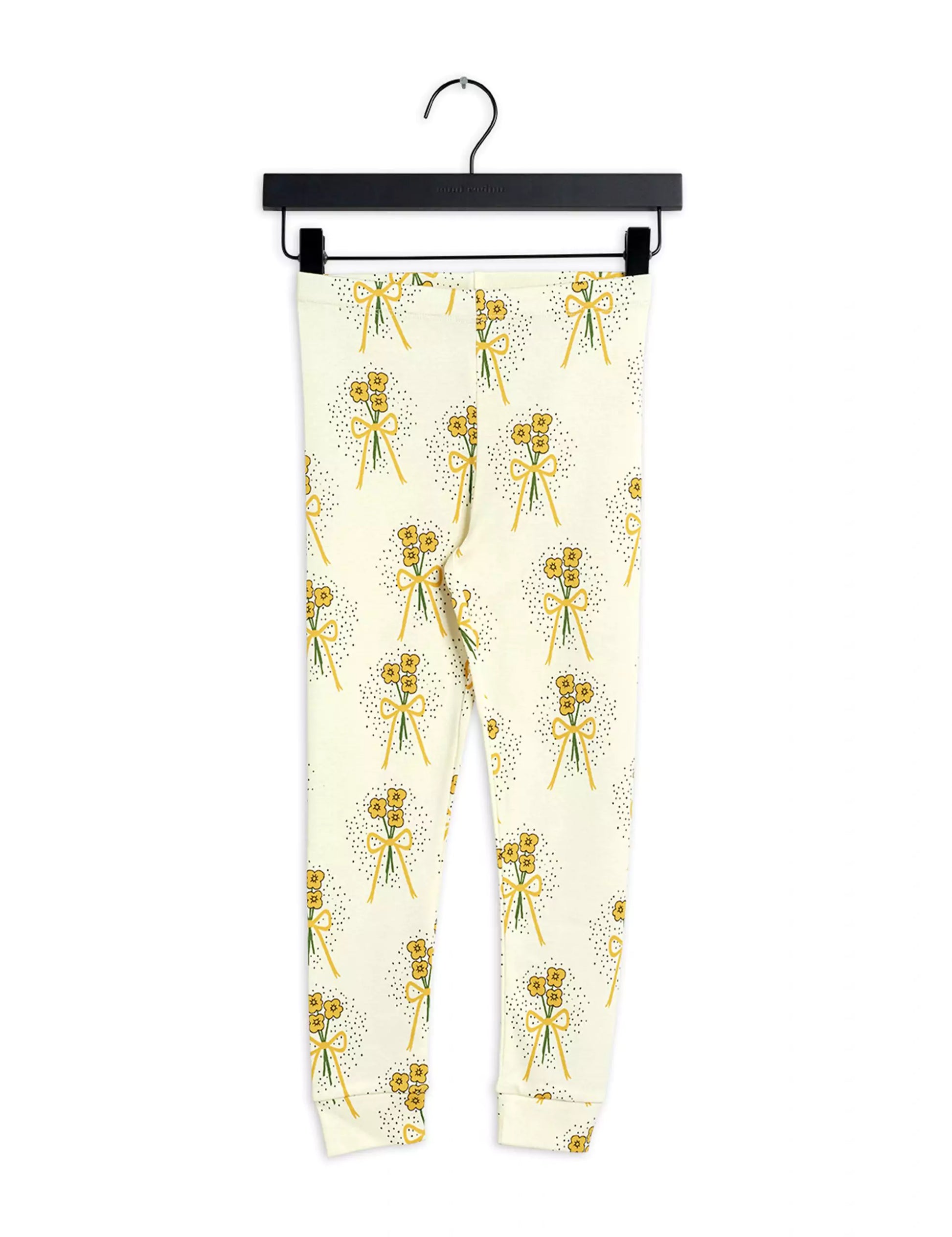 Mini Rodini Winterflowers Leggingssit - Keltainen