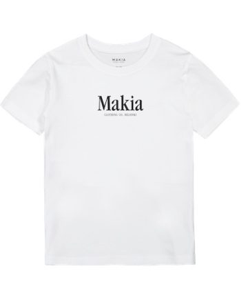 Makia Strait T-paita - Valkoinen-Musta