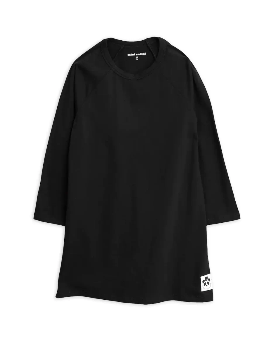 Mini Rodini Basic Pitkähihainen Mekko - Musta