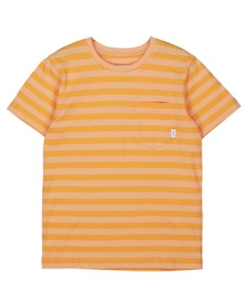 Makia Verkstad T-paita - Oranssi-keltaraita