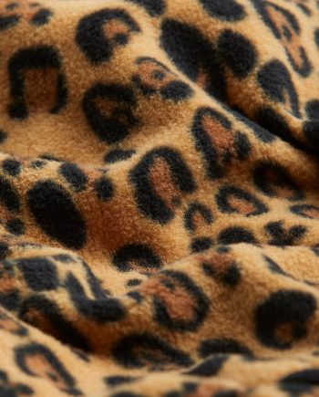 Mini Rodini Leopard fleece onesie